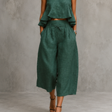 Freya Conjunto de Dos Piezas para Mujer con Bajo Fruncido