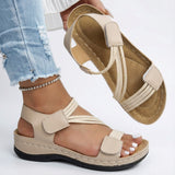 Orthopedische sandalen met verstelbare bandjes en dempend voetbed