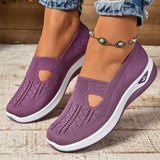 Orthopedische slip-on sneakers met brede pasvorm en voetsteun