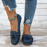 Claire | Comfortabele Suède Loafers met Kwastjes