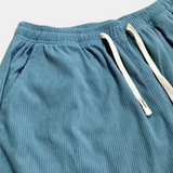 Corduroy broek met zachte ribstof en relaxte pasvorm