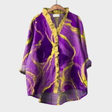 Blouse met exclusieve print en luchtige pasvorm voor zomerse dagen