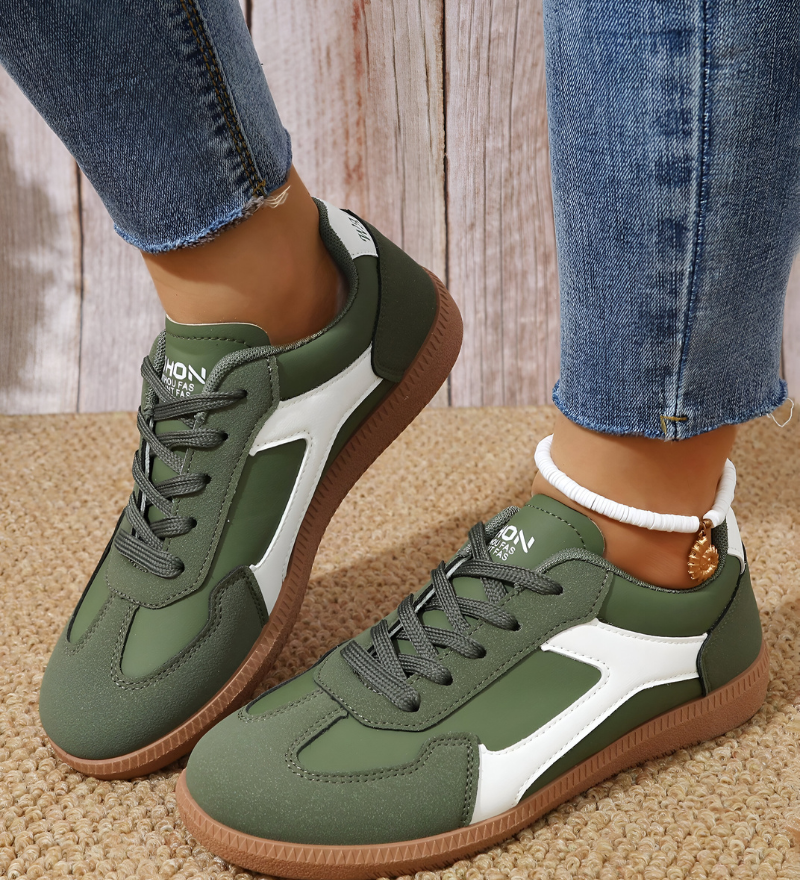 Orthopedische sneakers met brede teenruimte en voetboogondersteuning