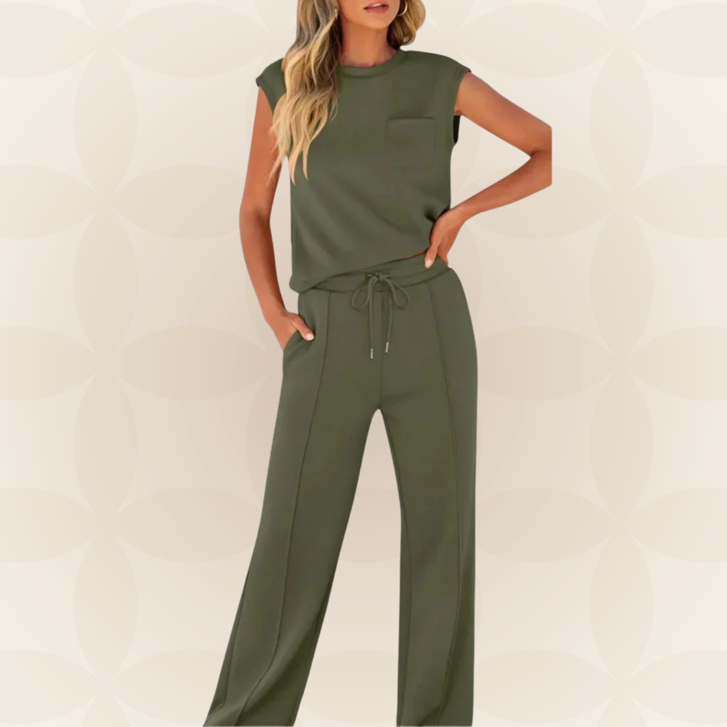 Anna | Comfortabele tweedelige loungeset