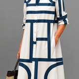 Sienna | Elegante midi-jurk met verfijnde pasvorm