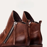 Chelsea Boots met cavallino-afwerking en tijdloze uitstraling