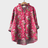 Zomerblouse met lichte stof en exclusieve prints