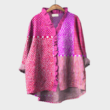 Zomerblouse met zachte stof en elegante print