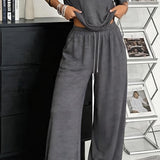 Off-shoulder set met elegante pasvorm voor casual chic