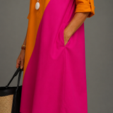Valentina | Elegante midi-jurk met vloeiende pasvorm