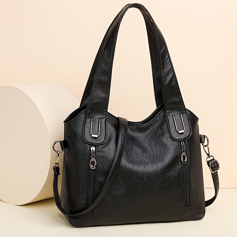 Tote Bag met ruim interieur en elegante uitstraling