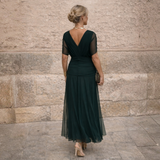 Mikaela | Elegante off-shoulder maxi-jurk met zeemeerminpasvorm