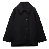 Megan | Oversized wollen jas met klassieke pasvorm en warme uitstraling