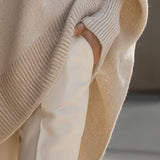 Oversized trui met zachte stof en elegante pasvorm
