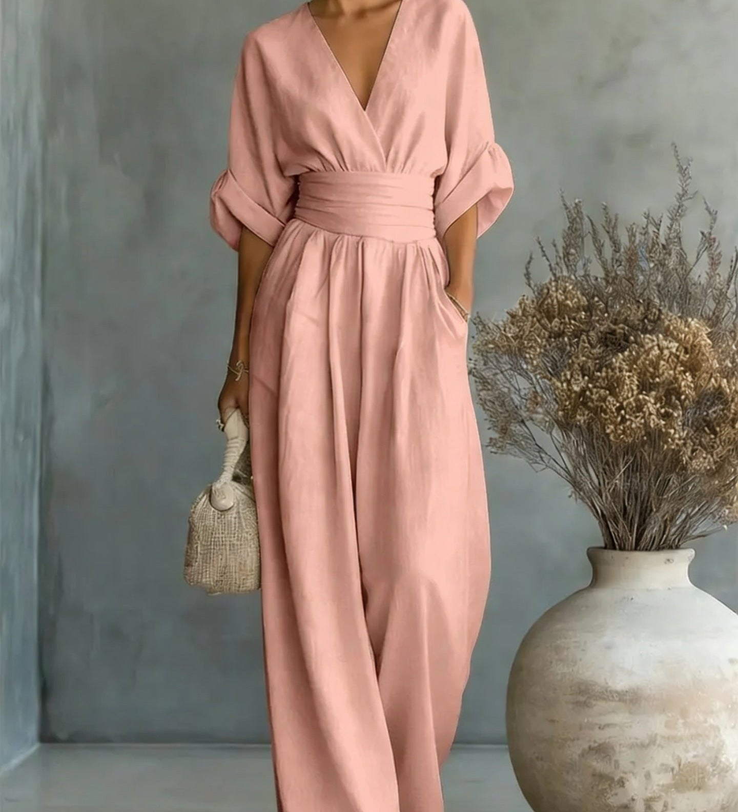Valentina | Elegante Jumpsuit met Geaccentueerde Taille