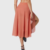 Rok met zakken en hoge taille voor een flatterend silhouet