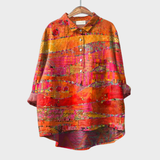Zomerblouse met zachte stof en flatterende pasvorm