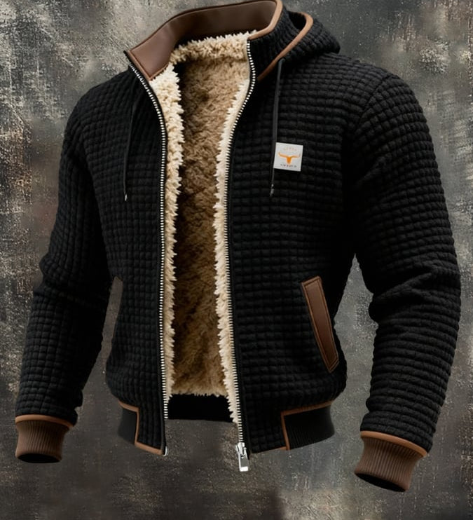 Adam | Fleece jas met warme voering en waterafstotende stof