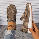 Orthopedische sneakers met brede teenruimte en voetboogondersteuning