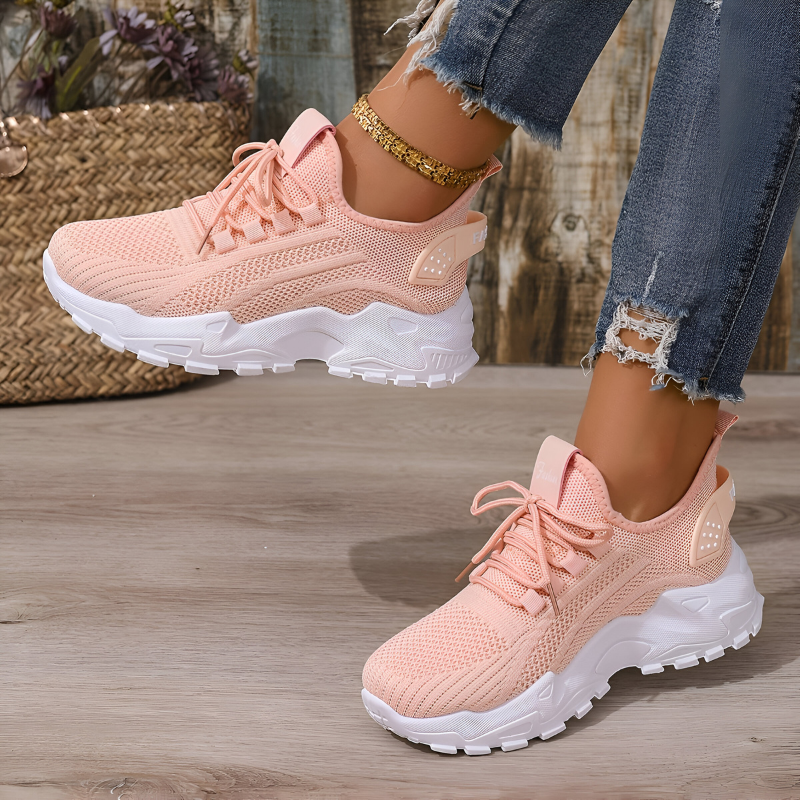Orthopedische sneakers met brede teenruimte en voetboogondersteuning