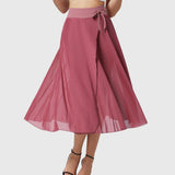 Rok met zakken en hoge taille voor een flatterend silhouet