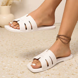 Slippers met zacht comfort en licht instapmodel