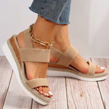 Orthopedische sandalen met dempende zool en ademende pasvorm
