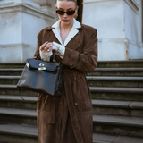 Patience | Leren jas van kunstleer met stijlvolle biker look