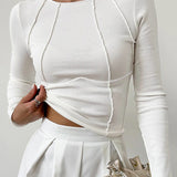 Haisley | Longsleeve met tijdloos design en comfortabele pasvorm