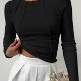Haisley | Longsleeve met tijdloos design en comfortabele pasvorm