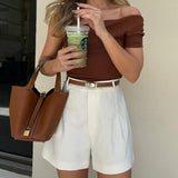 Marloes | Stijlvolle high waist short