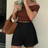 Marloes | Stijlvolle high waist short