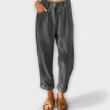 Corduroy broek met zachte structuur voor dagelijks comfort