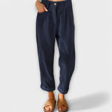 Corduroy broek met zachte structuur voor dagelijks comfort