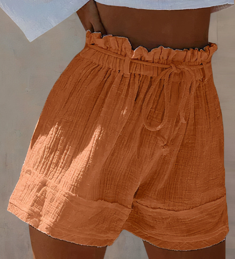 Daphne | Luchtige paperbag short