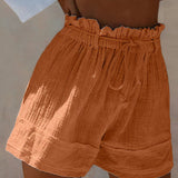 Daphne | Luchtige paperbag short