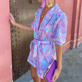 Noelle | Jumpsuit met kleurrijk design en relaxte pasvorm voor de zomer