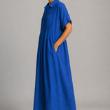 Celina | Elegante Maxi Zomerjurk met V-Hals