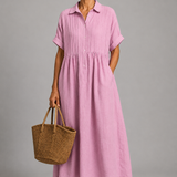 Celina | Elegante Maxi Zomerjurk met V-Hals
