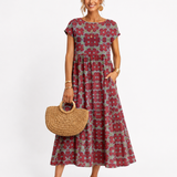 Florene | Zomerjurk met korte mouwen