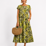 Florene | Zomerjurk met korte mouwen