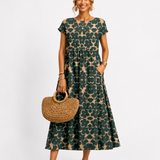 Florene | Zomerjurk met korte mouwen
