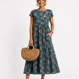 Florene | Zomerjurk met korte mouwen