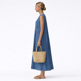Alicia | Comfortabele midi-jurk met vloeiende pasvorm