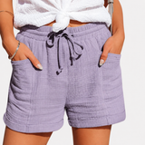 Hanneke | Comfort short met zakken