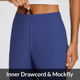 Enkellange broek met comfortabele pasvorm en nette uitstraling