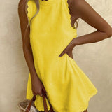 Zomerjurk met mouwloos design en tijdloze elegantie