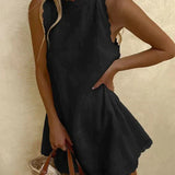 Zomerjurk met mouwloos design en tijdloze elegantie