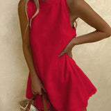 Zomerjurk met mouwloos design en tijdloze elegantie