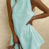 Zomerjurk met mouwloos design en tijdloze elegantie